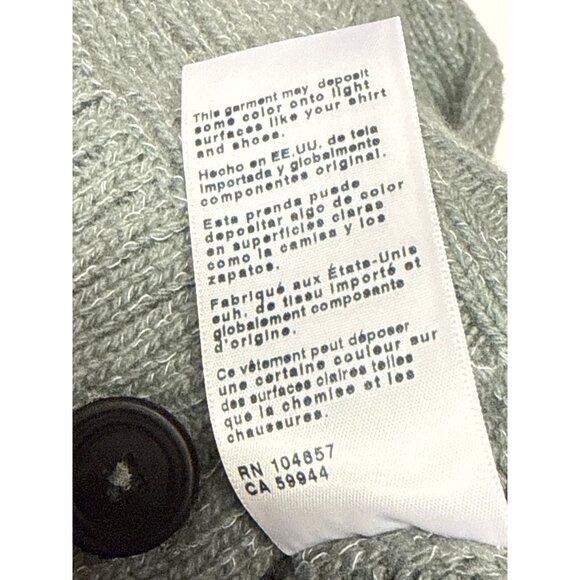 AG Adriano Goldschmied Men's Cardigan Sweater Grandpacore Grey Medium NWOT - Picture 10 of 10